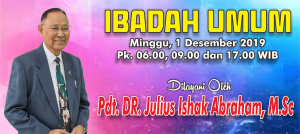 Ibadah Minggu 1 Des 2019